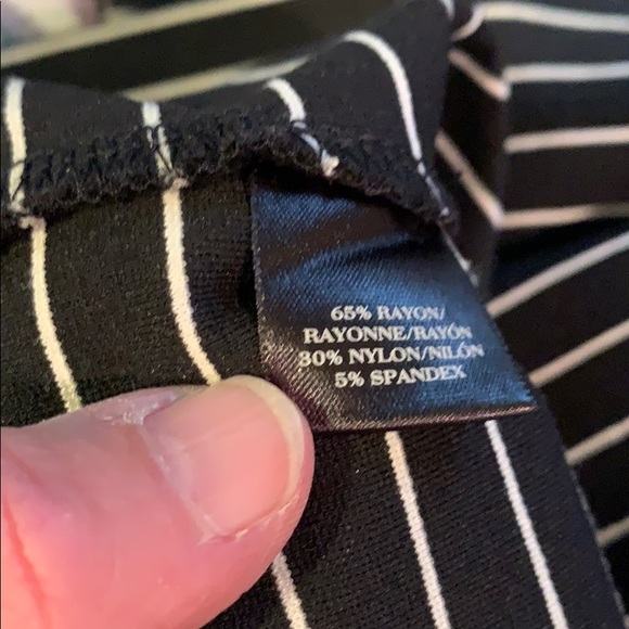 ANN TAYLOR Black and white dress Size Medium - Picture 4 of 5